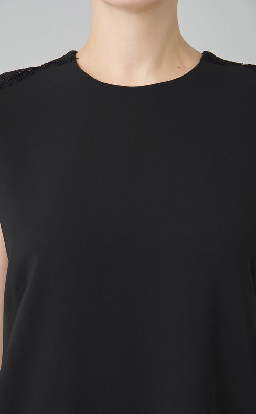 バックレースノースリーブワンピース