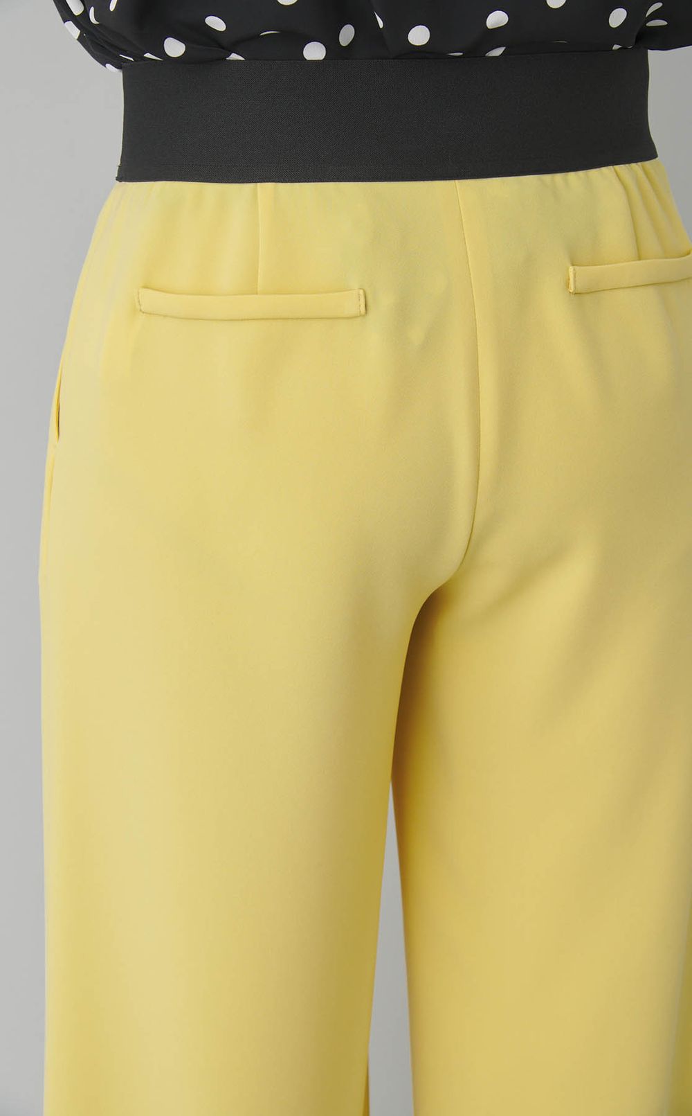 トリアセテートワイドパンツ