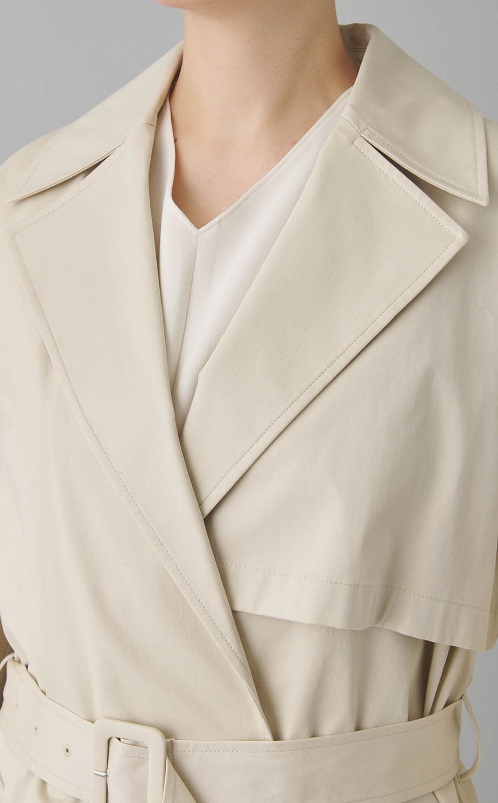 ラップトレンチコート