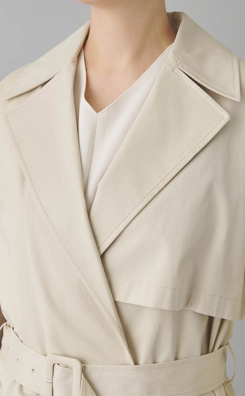 ラップトレンチコート