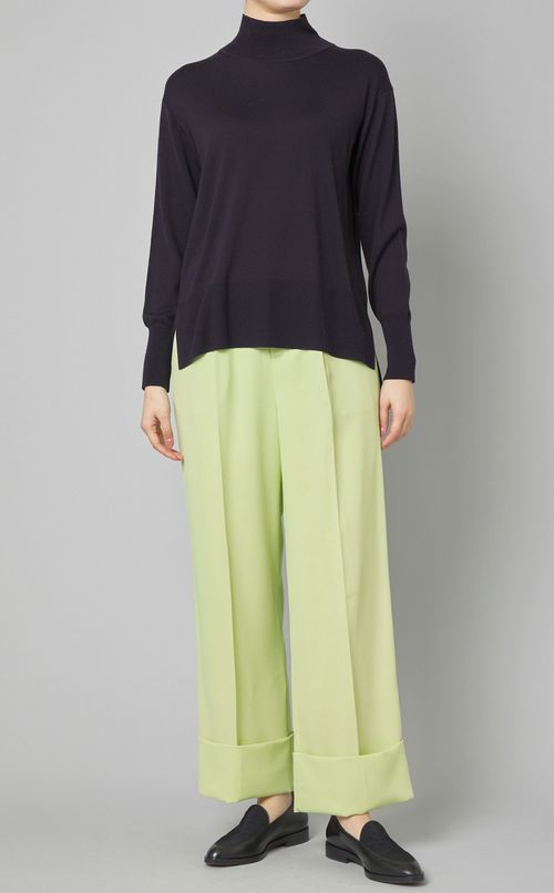 ストレッチツイルワイドパンツ