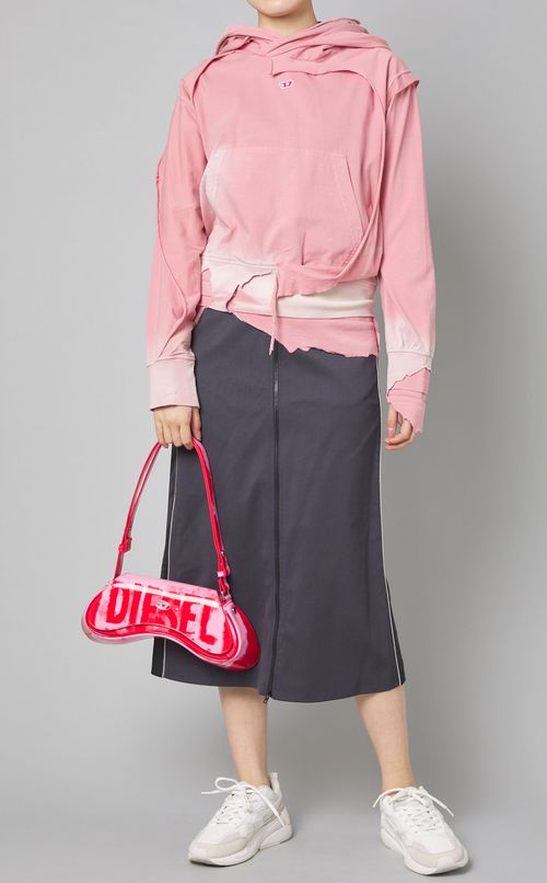 フロントジップノースリーブワンピース