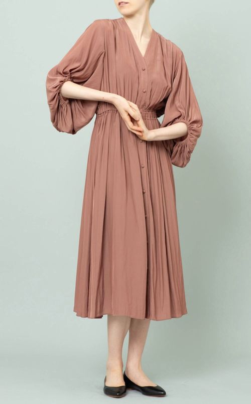 フロントギャザーワンピース