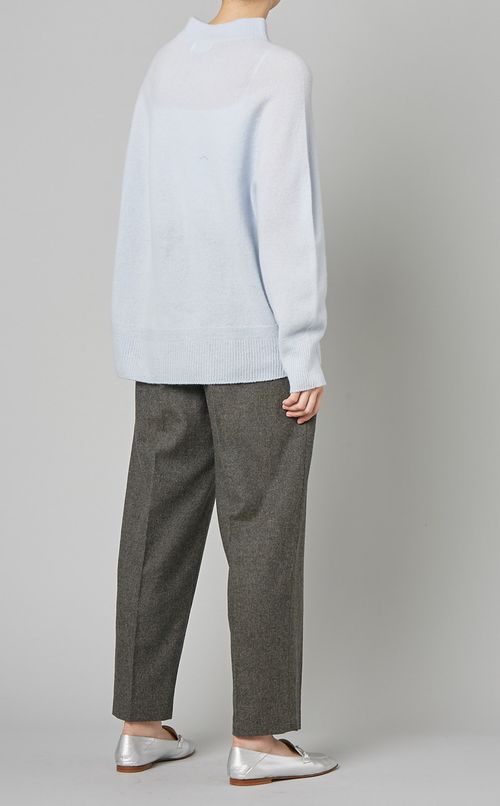 ウールシームレスニットプルオーバー