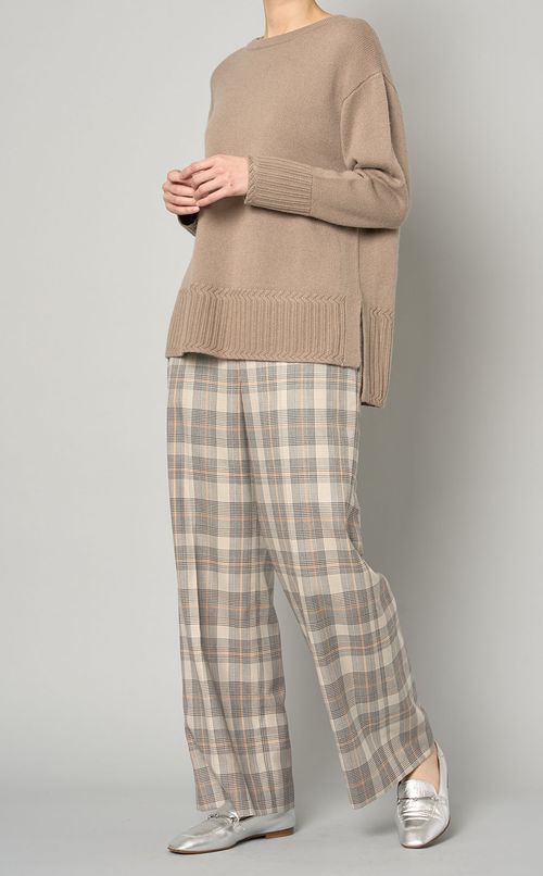 ウールカシミヤニットプルオーバー