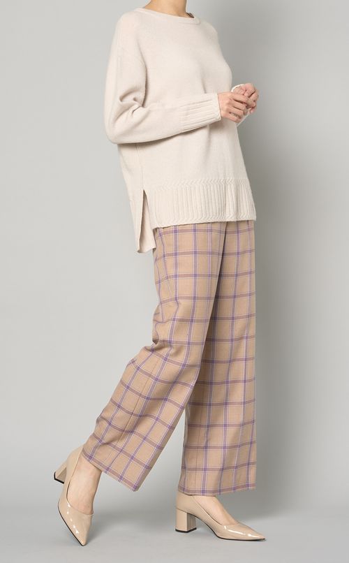 ウールカシミヤニットプルオーバー