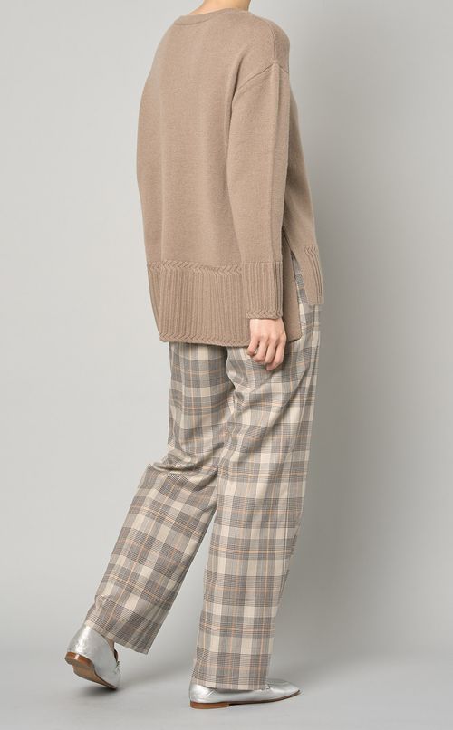 ウールカシミヤニットプルオーバー