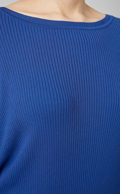 サイドギャザーアシンメトリーワンピース