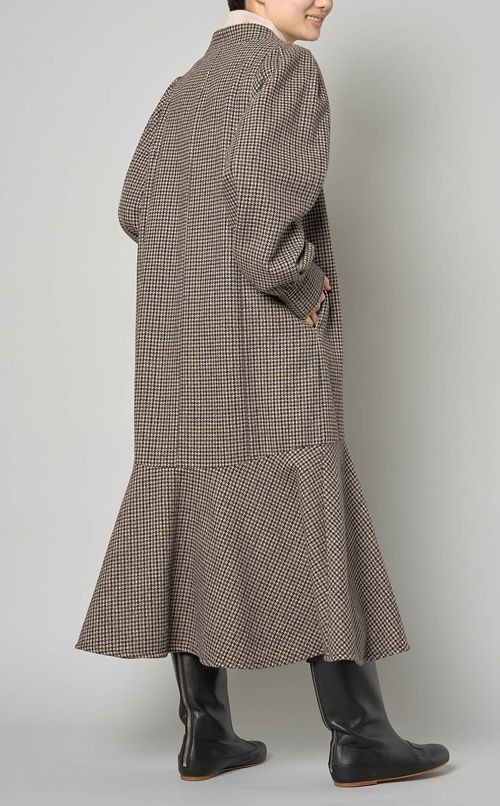 ノーカラータックスリーブコート