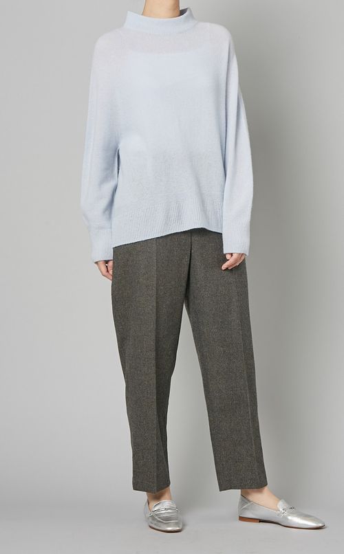 ウールシームレスニットプルオーバー