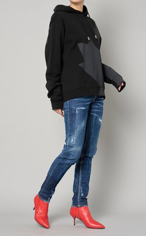 メープルプリントスウェットフーディ