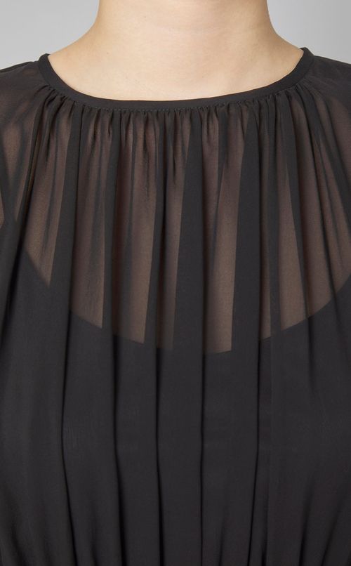 シアーシフォンロングワンピース