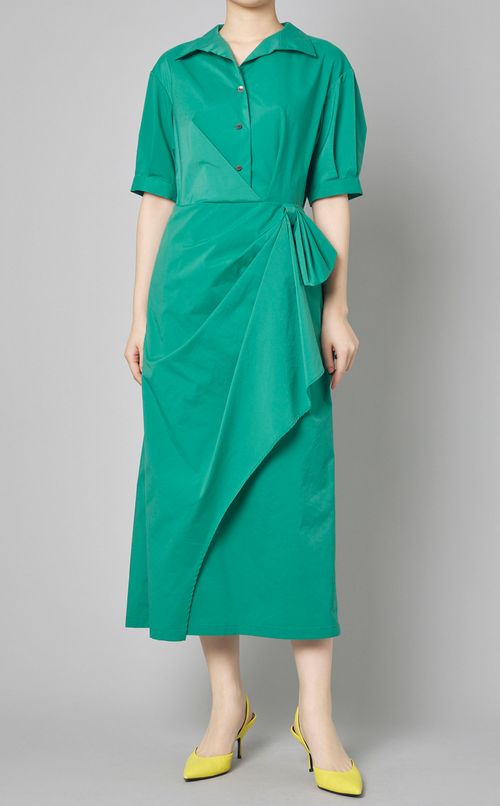 タイプライタードレープワンピース