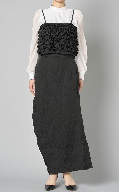 ツイストパターンロングスカート