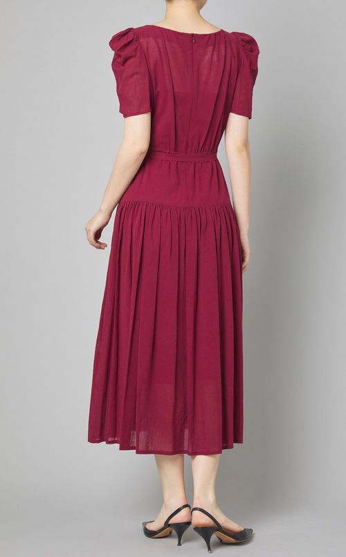 ワッシャーギャザーワンピース