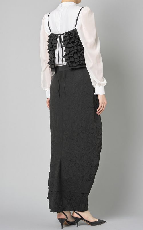 ツイストパターンロングスカート