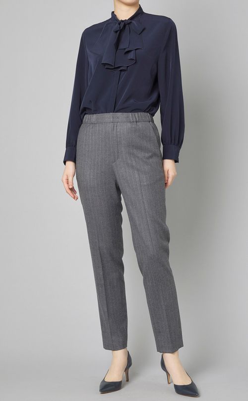 フリルボウタイブラウス