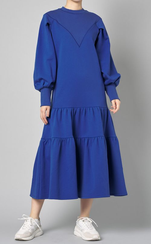 スウェットティアードワンピース