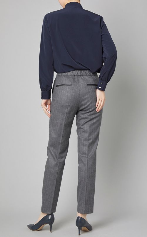 フリルボウタイブラウス