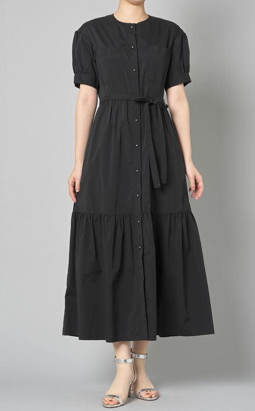 タイプライターティアードワンピース