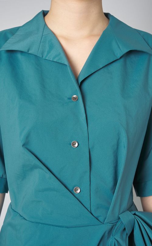 タイプライタードレープワンピース