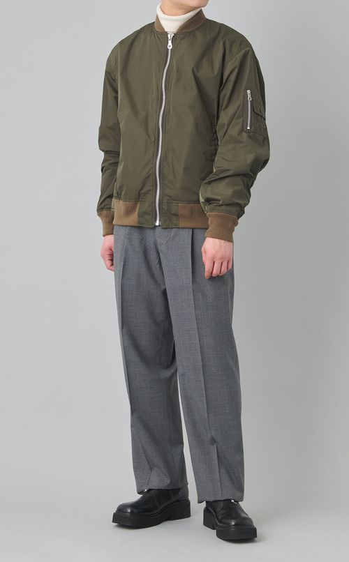 ナイロンタフタMA-1ジャケット