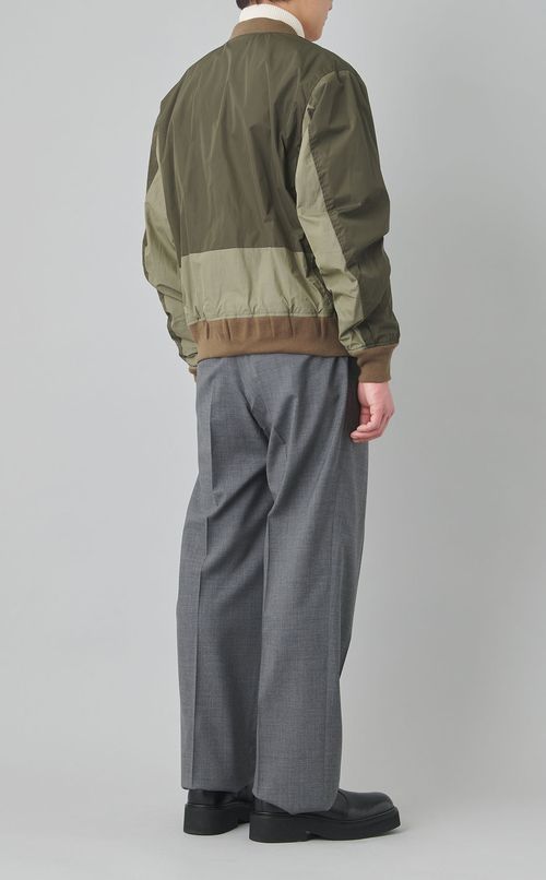 ナイロンタフタMA-1ジャケット