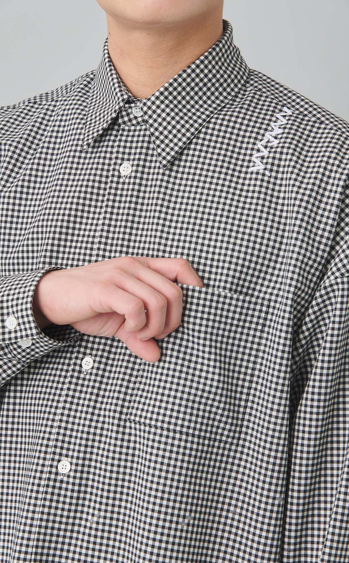 MARNI｜ギンガムチェックライトウールシャツ