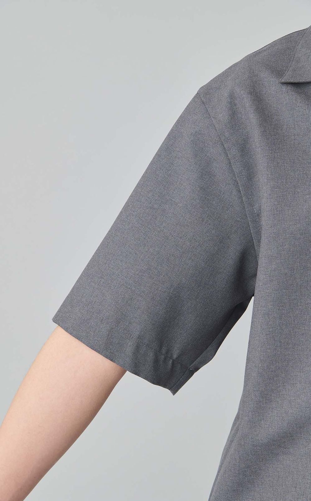 トロピカルウールショートスリーブシャツ