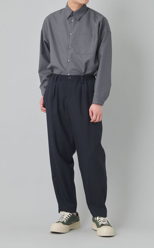 トロピカルウールタックパンツ