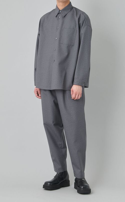 トロピカルウールタックパンツ