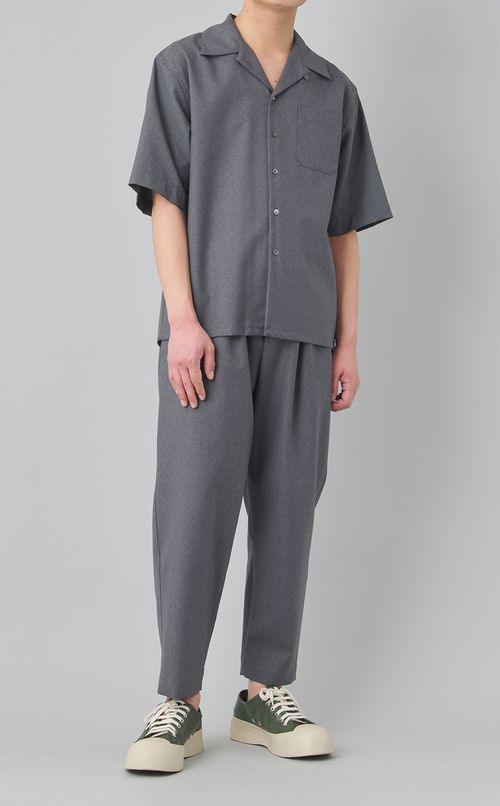 トロピカルウールタックパンツ