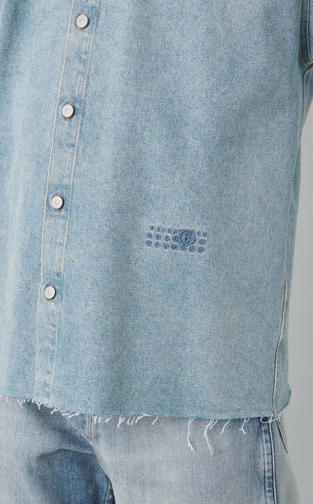 カットオフデニムシャツ