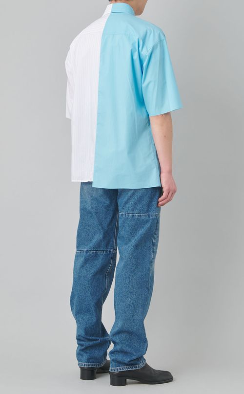 アシンメトリーショートスリーブシャツ