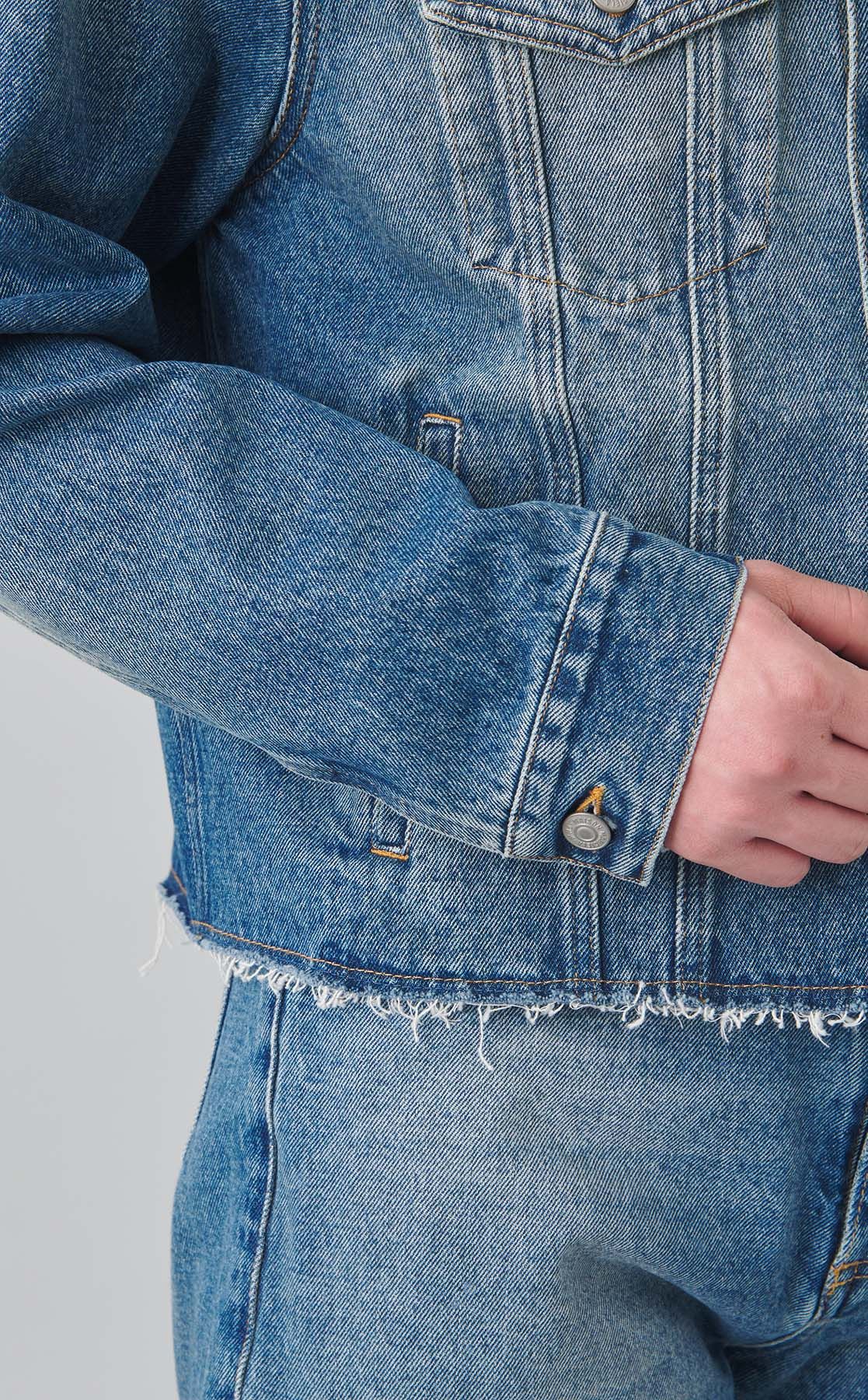 MM6 Maison Margiela｜カットオフデニムジャケット