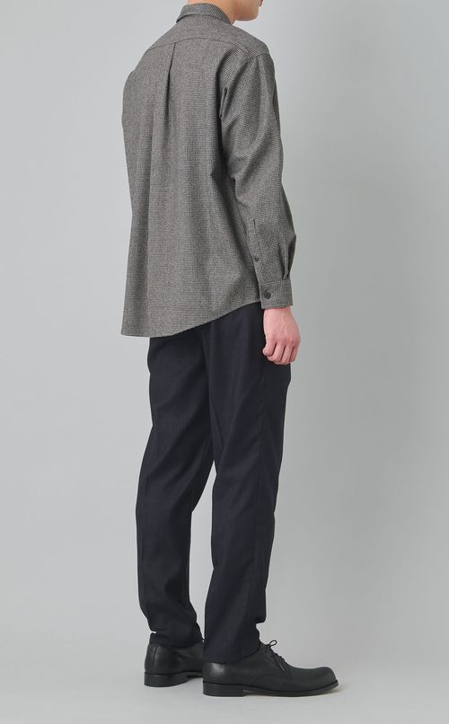 ハウンドトゥースレギュラーカラーシャツ