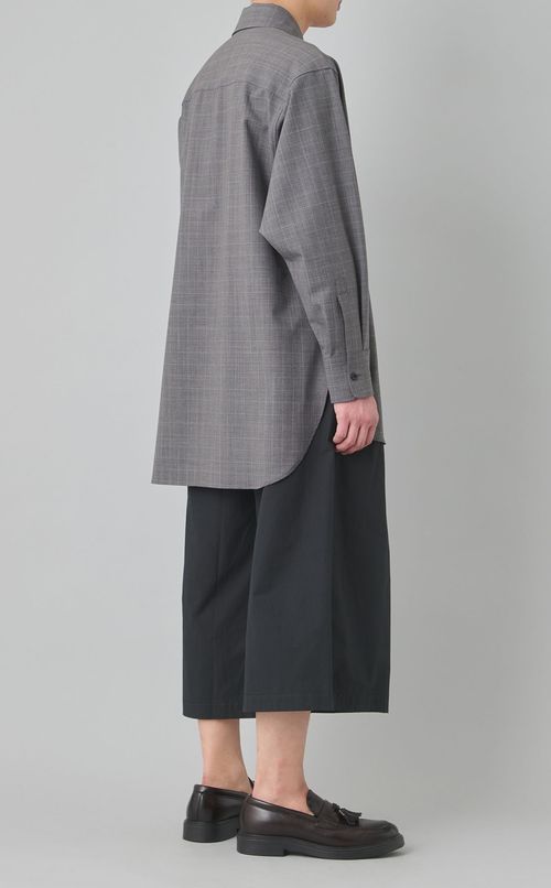 チェックビッグスリーブシャツ