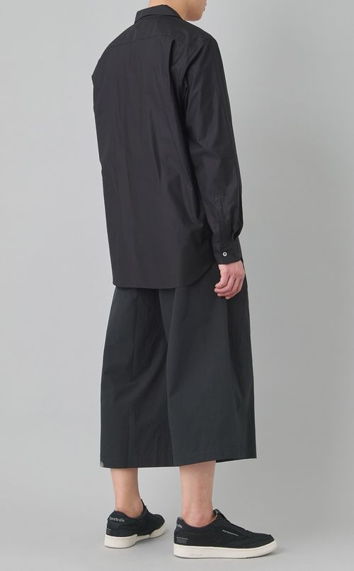 クロスフロントオープンカラーシャツ