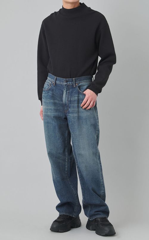 ワイドデニムパンツ