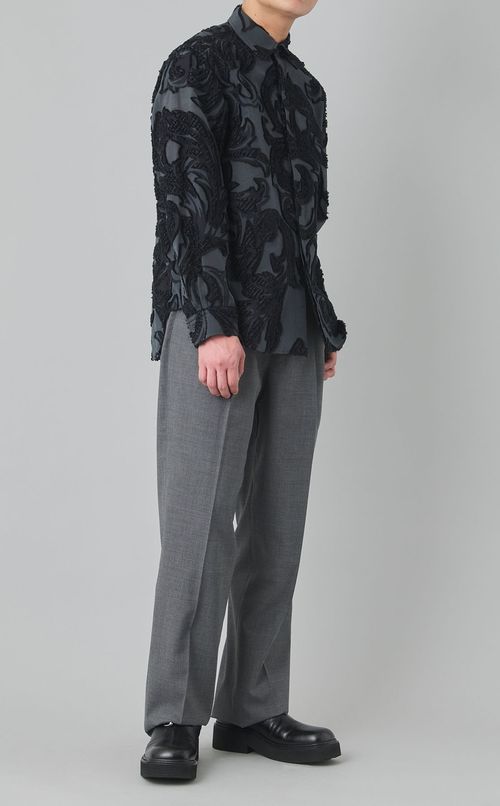 ツータックワイドトラウザー