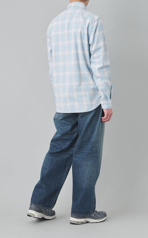 レギュラーカラーチェックシャツ