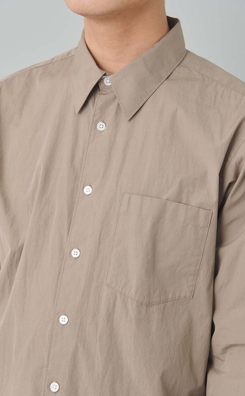 フィルドコットンポケットシャツ