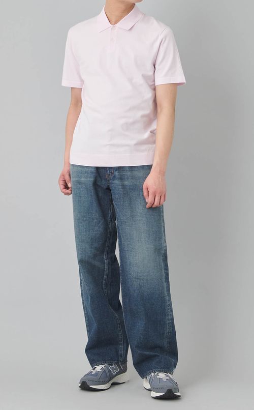 ショートスリーブニットポロ