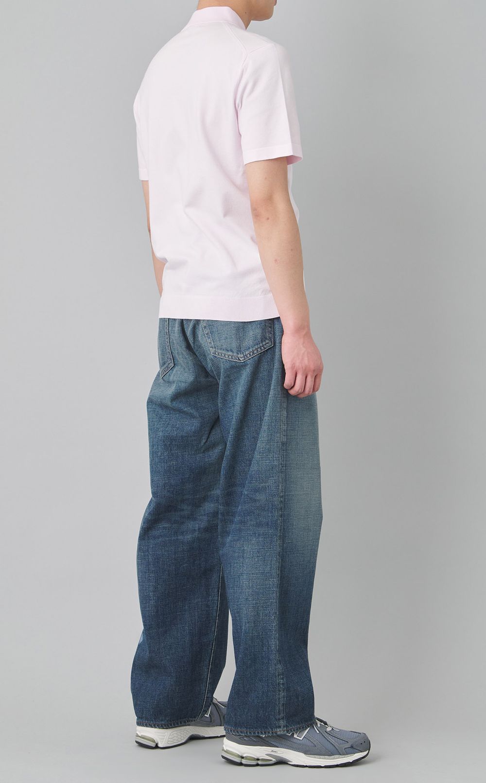 ショートスリーブニットポロ