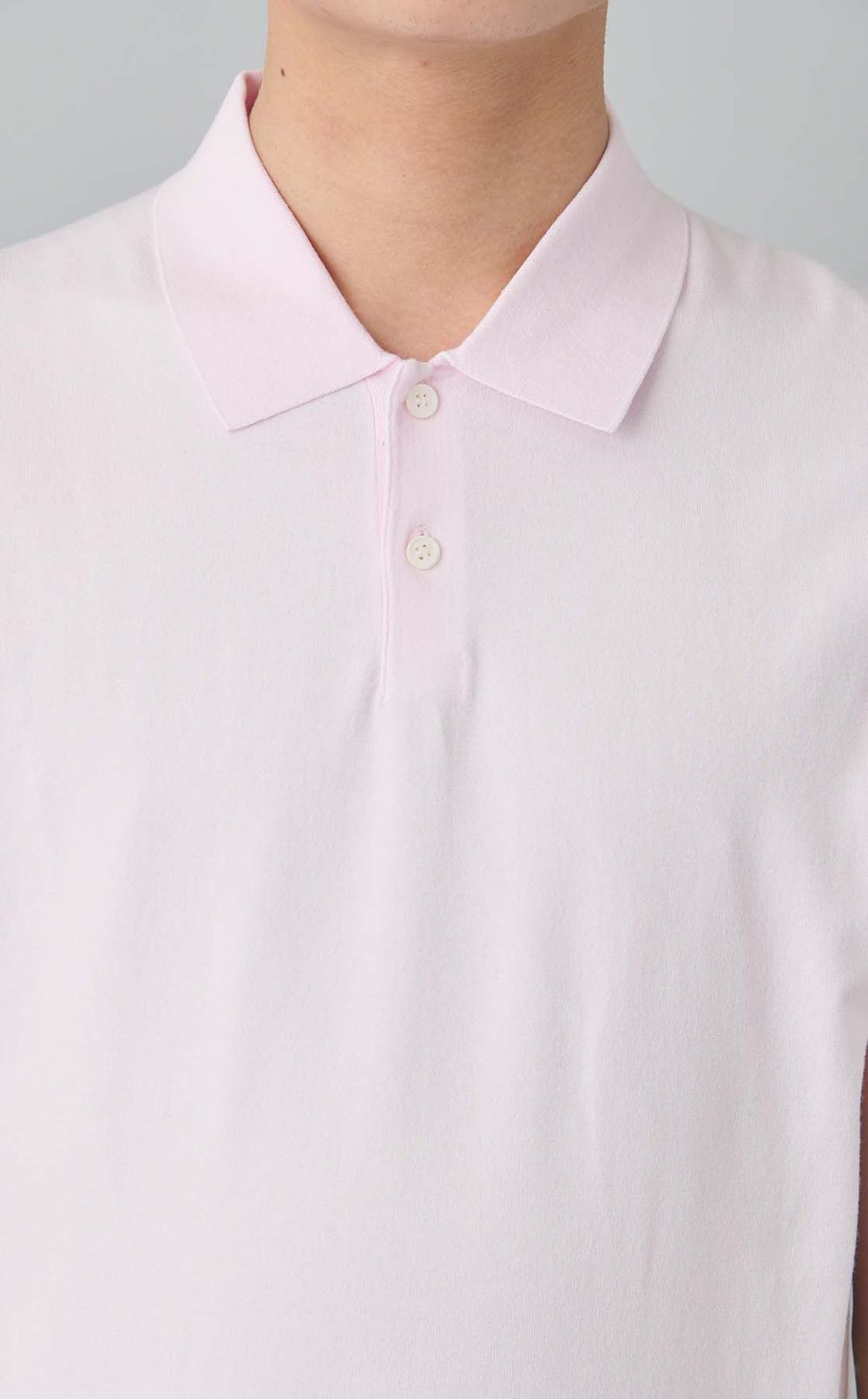 ショートスリーブニットポロ