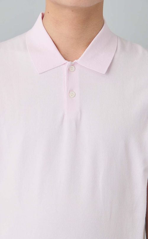 ショートスリーブニットポロ