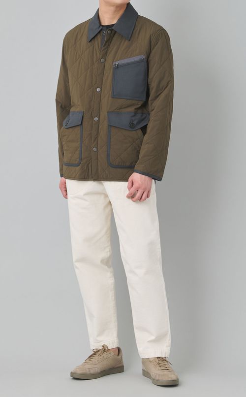 ナイロンキルティングジャケット