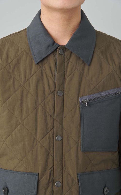 ナイロンキルティングジャケット