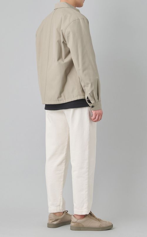 ステンカラーショートブルゾン