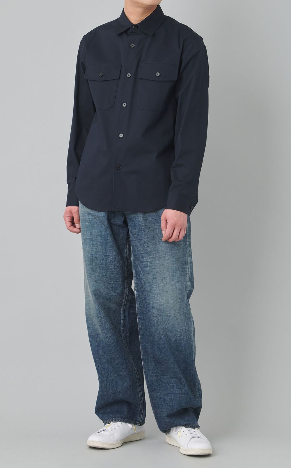 コットンツイルシャツジャケット